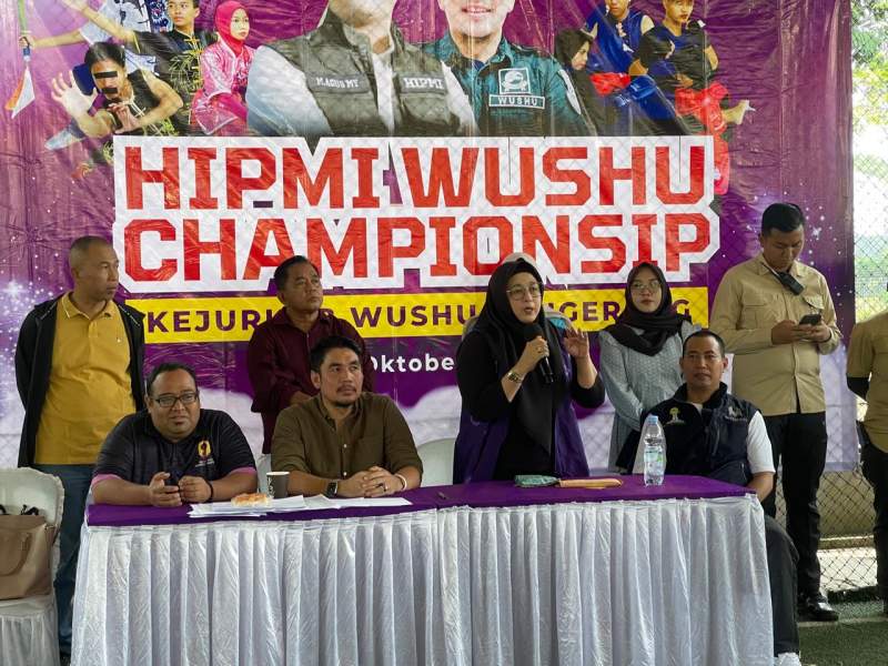 Cawabup Intan Nurul Hikmah Apresiasi Hipmi Wushu Championsip