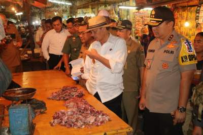 Jelang Ramadhan, Kapolda Banten Bersama Gubernur Sidak Harga Sembako