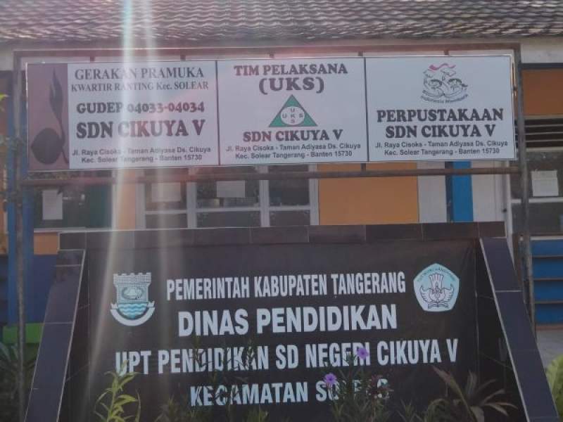 SDN Cikuya V Butuh Perhatian Pemerintah Untuk Pemagaran Sekolah