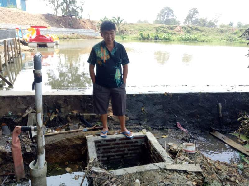 Sudirman Indra, Penggagas Menyimpan Air Dibawah Sungai