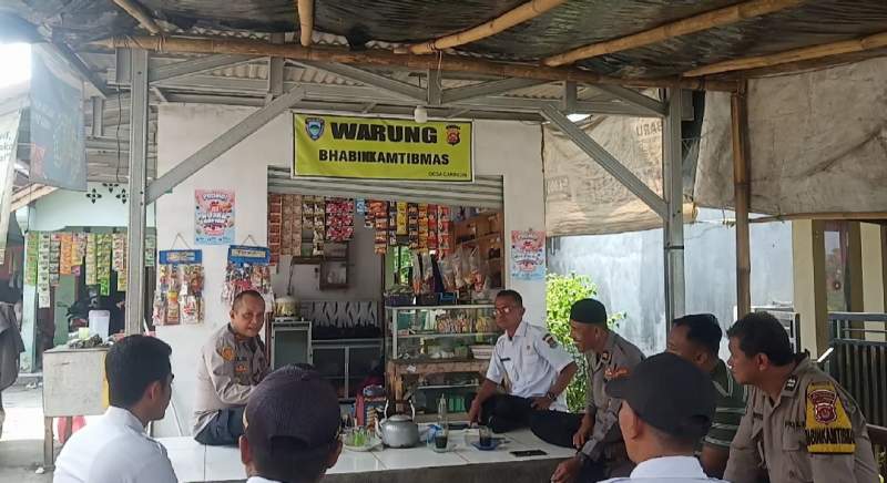 Ngopi Bareng Di Warung Bhabinkamtibmas Polsek Cisoka