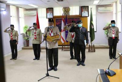 Foto : Rudy Maesyal Lantik Mabiran dan Kwaran Kecamatan Pasar Kemis