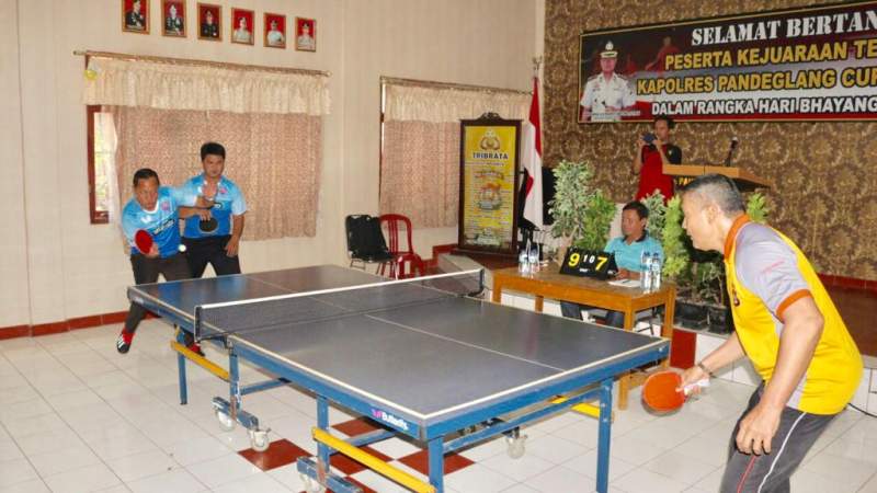 Turnamen Tenis Meja Piala Polres Pandeglang Cup 2019 Resmi Digelar