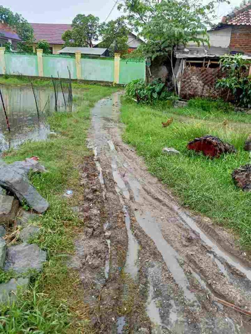 Jalan Mekar Baru Mirip Kubangan Kerbau