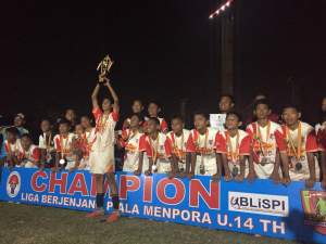 Meski Minim Anggaran dari Pemprov, BTFS Juara 2 Piala Menpora U-14 2019