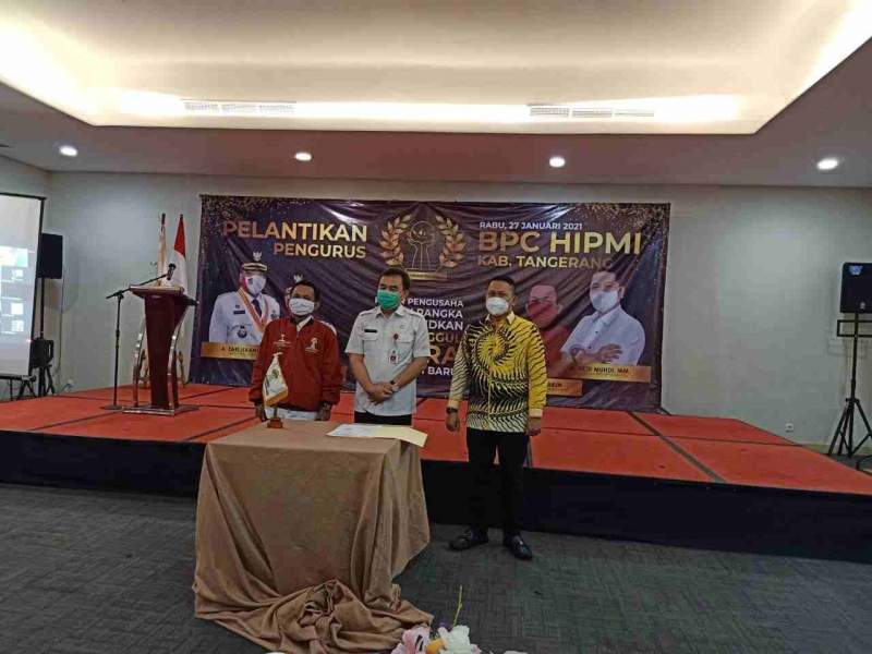 Lukman Nurhakim Resmi Pimpin BPC HIPMI Kabupaten Tangerang