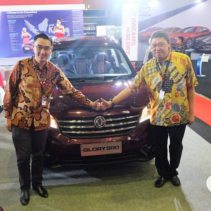 Penampilan DFSK Glory 580 di GIIAS Makasar 2018.