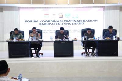 Bupati Zaki Pimpin Rakor Forkopimda Jelang Ramadhan 1444 H