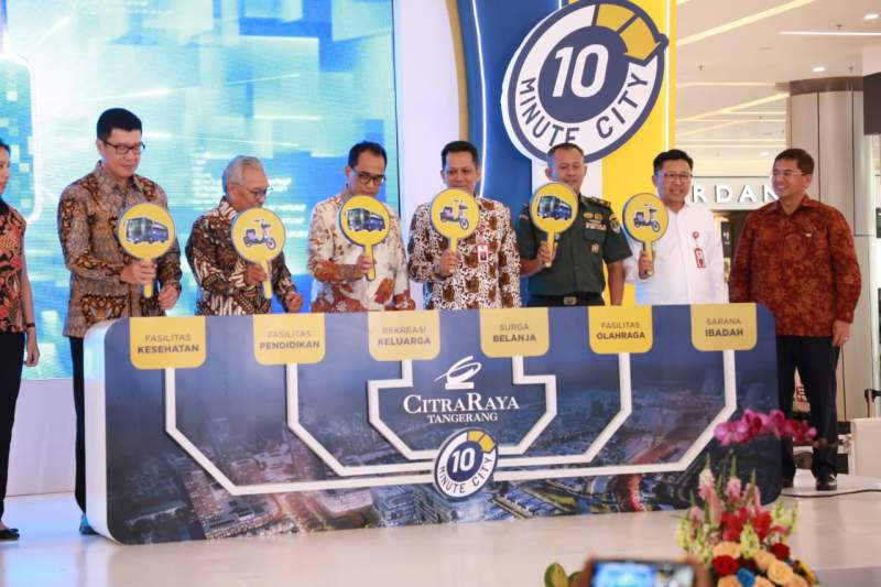 Pj Bupati Tangerang Dampingi Menhub Budi Resmikan 10 Minute City