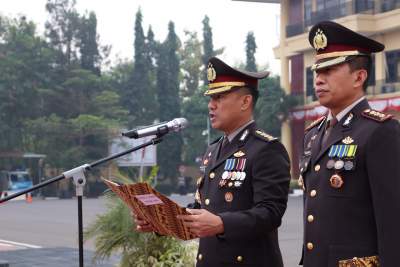 Polda Banten Gelar Upacara Peringatan Hari Kemerdekaan RI Ke-74