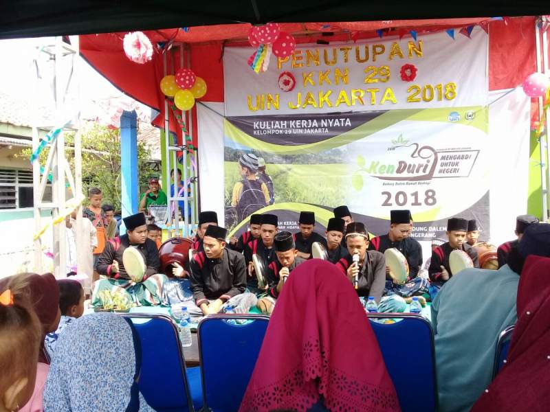 Lomba marawis di Desa Kedung Dalam, Mauk.