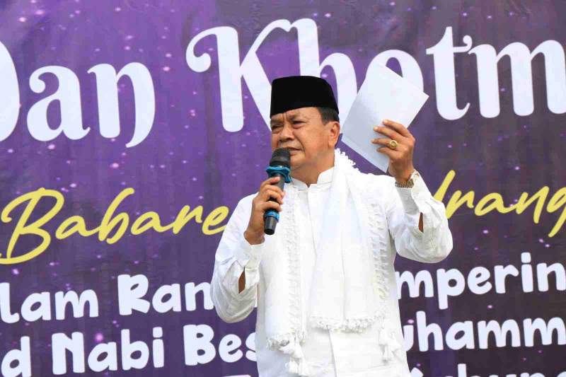 Sekda Bersama Ribuan Masyarakat Legok Panjatkan Doa Agar Ekonomi dan Kesehatan Segera Pulih dan Bangkit