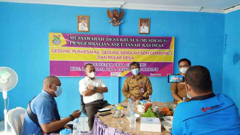 Pemdes Gembong Gelar Musyawarah Desa Khusus Pengambilan Aset Tanah