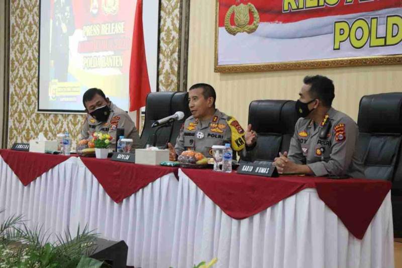 Foto : Polda Banten Berhasil Amankan 965 Orang Pelaku Penyalahgunaan Narkoba