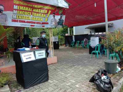 Foto : Pilkada Kota Cilegon Sesuai Protokol Kesehatan Covid-19