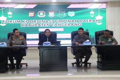 Pj Andi Ony Pimpin Rakor Forkopimda Jelang Hari Raya Idul Fitri 1445 H