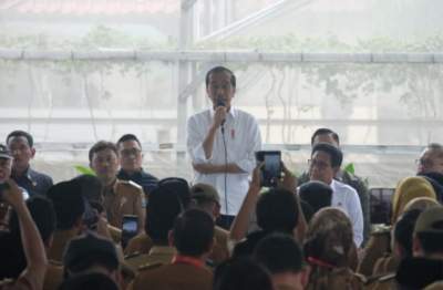 Jokowi: Pembangunan Bendungan Karian Menelan Biaya Rp. 2,2 Triliun