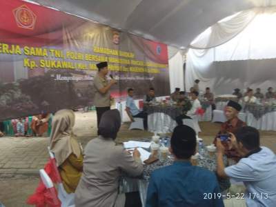 Kapolda Banten Didampingi Danrem 064/MY Buka Puasa Bersama Mahasiswa dan Warga