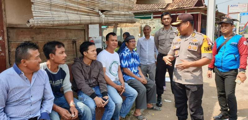 Berikan Rasa Aman Masyarakat, Kabid Humas Polda Banten Tinjau TPS