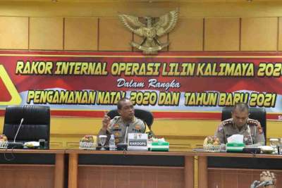 Foto : Polda Banten Gelar Rakor Internal Operasi Lilin Kalimaya 2020