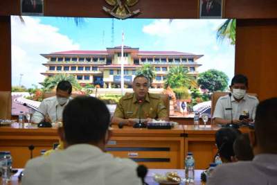 Bupati Zaki Paparkan Capaian MCP Kepada KPK