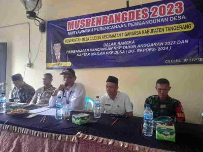 Musrenbangdes Desa Cileles Prioritaskan Infrastruktur