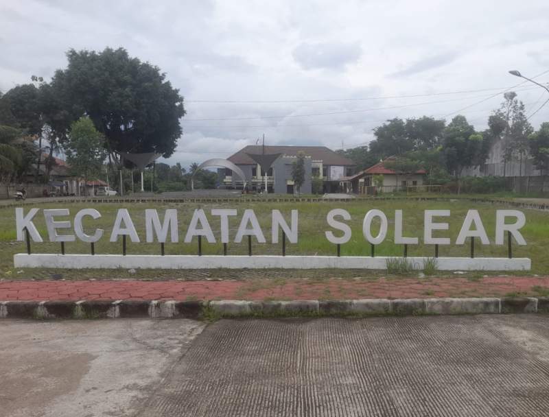 Kegiatan penataan Taman Kecamatan Solear sudah sesuai dengan RAB