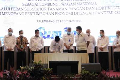 PLH Bupati OKU Hadiri Acara Rakerda Pembangunan Pertanian Tanaman Pangan dan Hortikultura